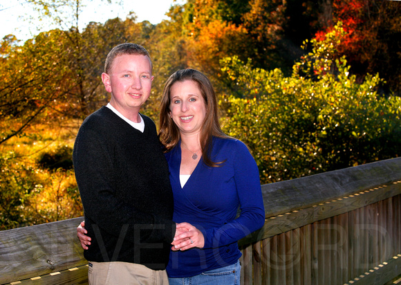 Engagement photography portrait at Yates Mill Park in Raleigh NC