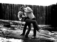 Engagement Photography + Raleigh, NC + Yates Mill Park +waterfall