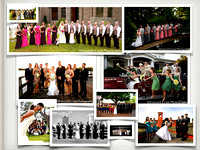 Raleigh wedding photography of the "wedding party formal group  portraits" session