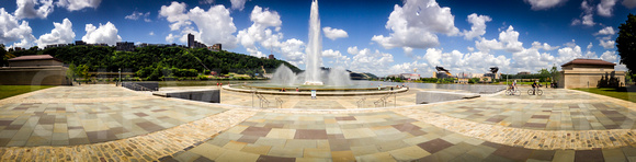 Pittsburgh Point Place Park Panorama