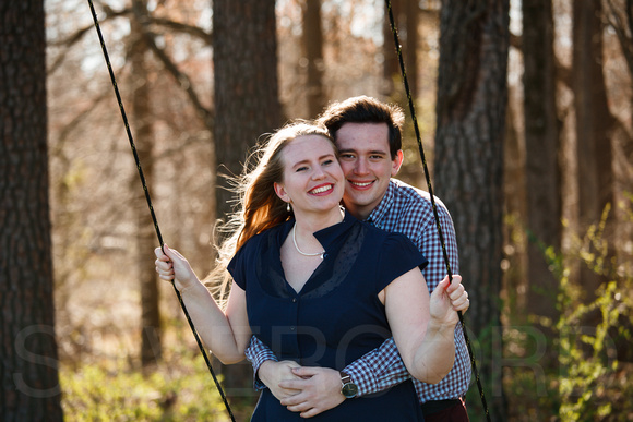 Engagement photography at Yates Mill Park and Engagement photography in Fuquay Varina at antique shop Bostic Wilson by Silvercord Event Photography-3