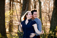 Engagement photography at Yates Mill Park and Engagement photography in Fuquay Varina at antique shop Bostic Wilson by Silvercord Event Photography-4