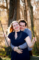 Engagement photography at Yates Mill Park and Engagement photography in Fuquay Varina at antique shop Bostic Wilson by Silvercord Event Photography-5