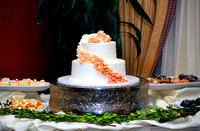 Wedding cake at Prestonwood Country Club in Raleigh / Cary NC