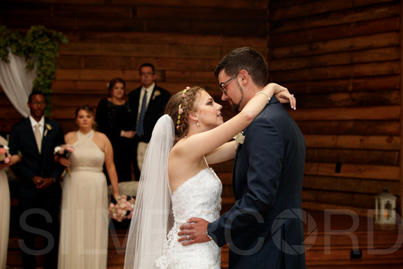 Wedding photography at The Farm in Selma first dance