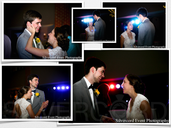 Raleigh wedding photography, newlyweds party at their  reception at Delightful Inspirations