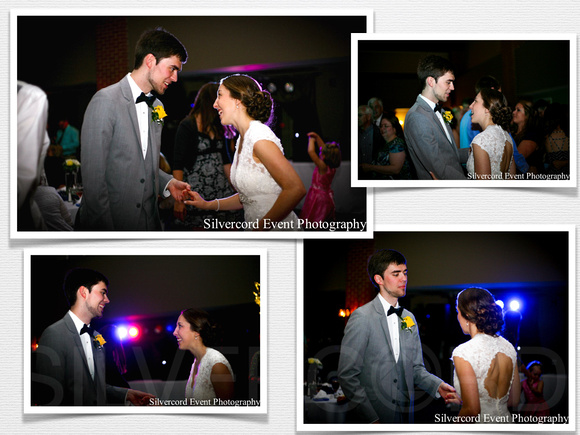 Raleigh wedding photography, a newlywed couple dances at their reception at Delightful Inspirations