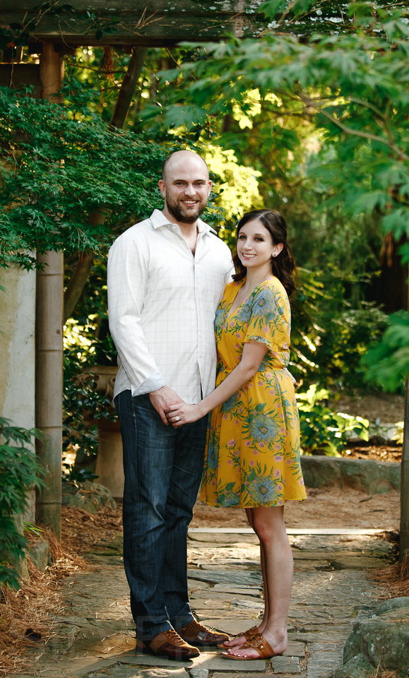 Engagement photography at JC Raulston Arboretum in Raleigh by Silvercord Event Photography-5