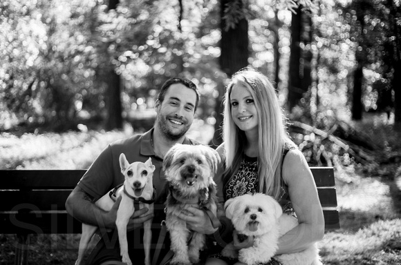 Harris Lake Park engagement session with dogs Raleigh engagement photography-18