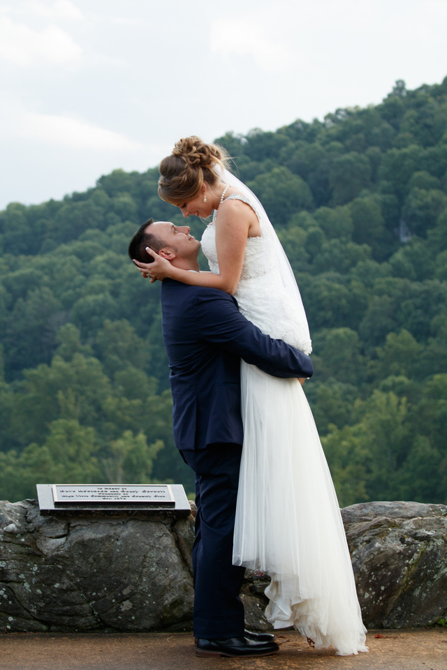 Outdoor Raleigh wedding photography by Silvercord Event Photography.