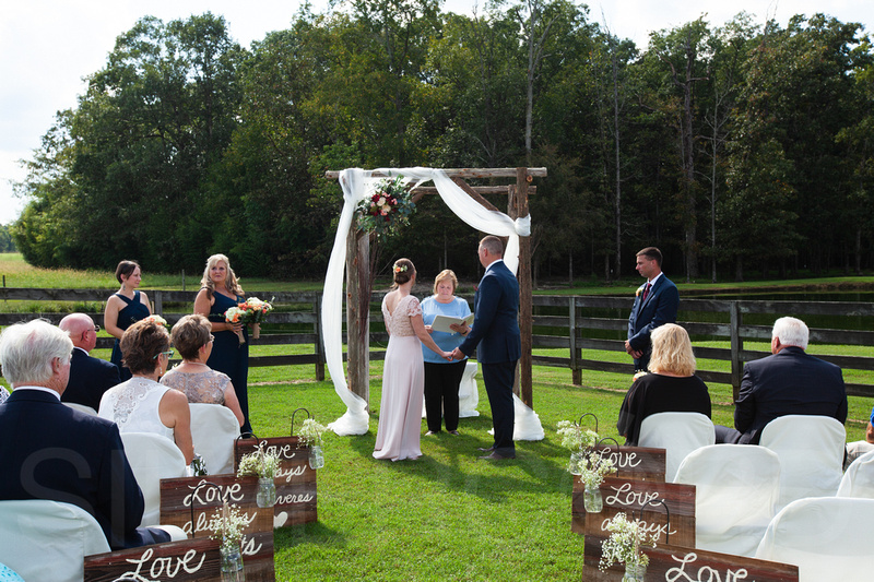 Outdoor farm wedding photography Raleigh