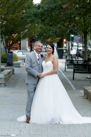 Wedding photography at the VA Dare Ballroom, downtown Raleigh NC, J & B-74