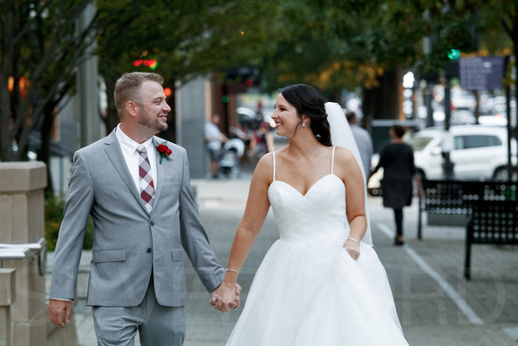 Wedding photography at the VA Dare Ballroom, downtown Raleigh NC, J & B-75