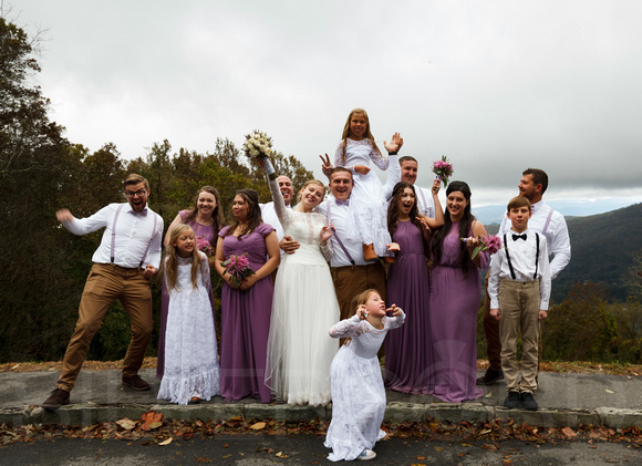 Asheville, Craggy Gardens mountain wedding photography with A&K-70