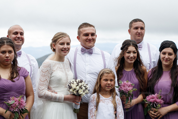 Asheville, Craggy Gardens mountain wedding photography with A&K-71