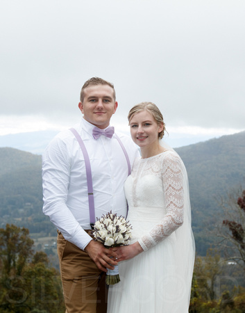 Asheville, Craggy Gardens mountain wedding photography with A&K-73