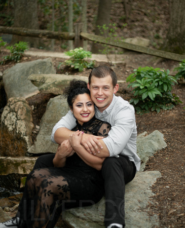 Greensboro Engagement photography and The Bog Garden engagement pictures-5