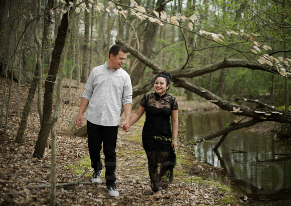 Greensboro Engagement photography and The Bog Garden engagement pictures-3