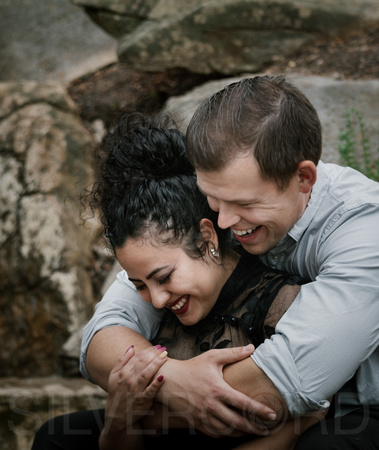 Greensboro Engagement photography and The Bog Garden engagement pictures-8