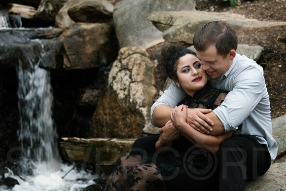 Greensboro Engagement photography and The Bog Garden engagement pictures-9