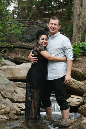Greensboro Engagement photography and The Bog Garden engagement pictures-11