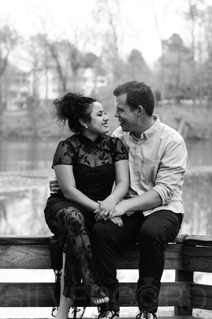 Greensboro Engagement photography and The Bog Garden engagement pictures-14