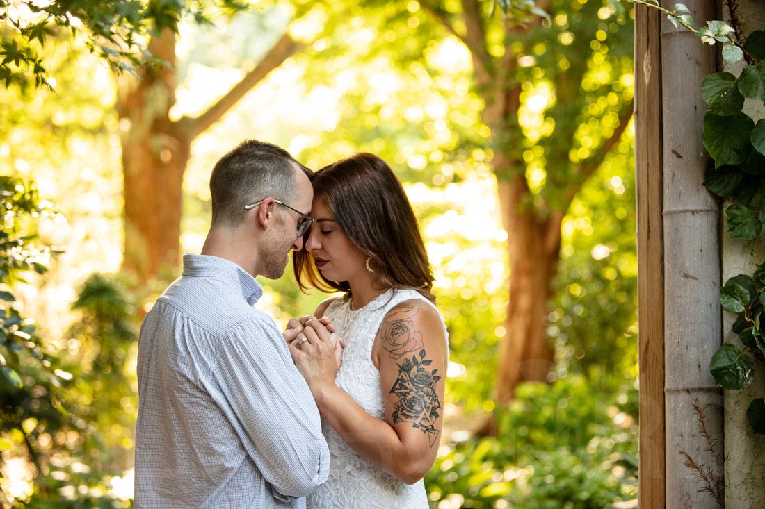 Raleigh engagement photography + The JC Raulston Arboretum