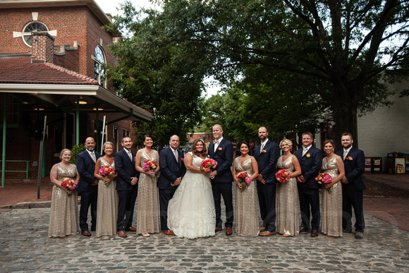Raleigh wedding photography + Fairmont Methodist Church + Mia Francesca Restaurant-54