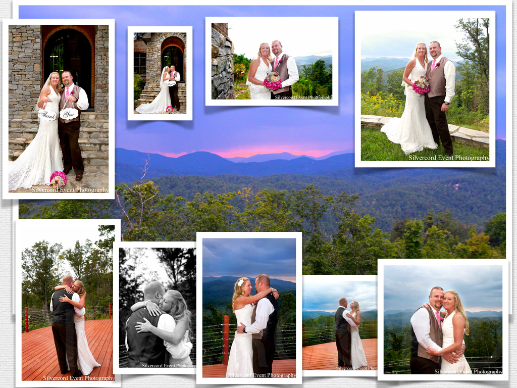 Asheville wedding photography at Chateau de Vue