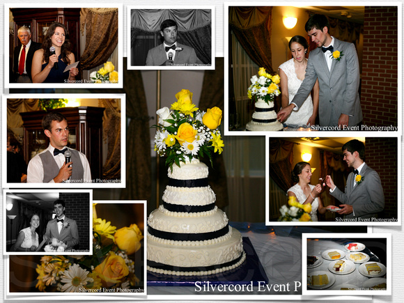 Raleigh wedding photography, wedding cake and toasts at Delightful Inspirations