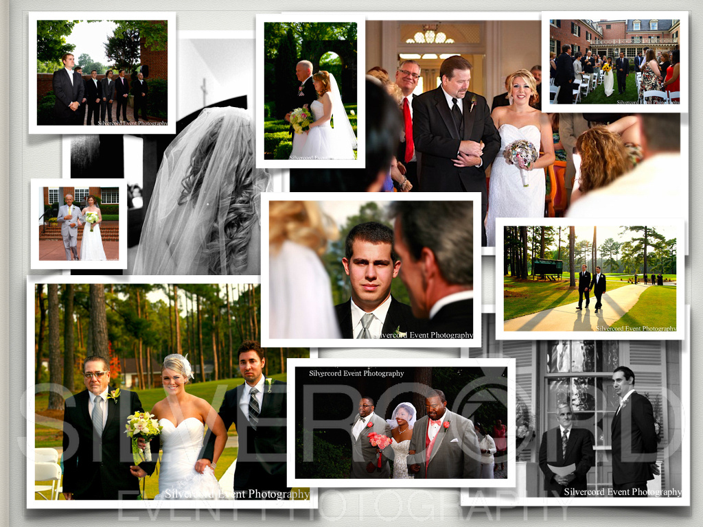 Group:
Photos of the "ceremony" portion of the wedding day.
Typical coverage time: 10-45 mins 