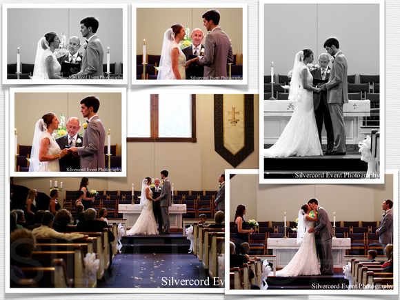 Raleigh wedding photos, the ceremony at Hollands Methodist