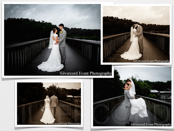 Raleigh wedding photography, rainy day  couples portraits at Lake Johnson