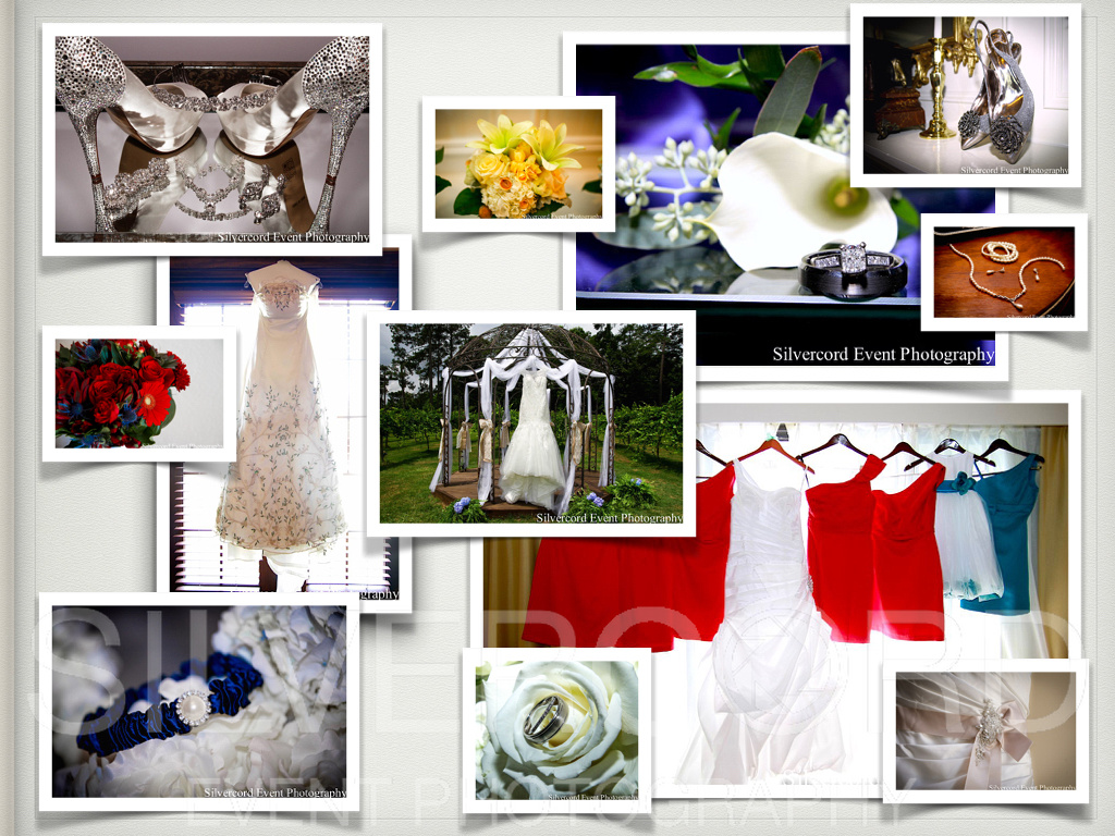A visual timeline hourly breakdown of a day of wedding photography, the “get ready” session.